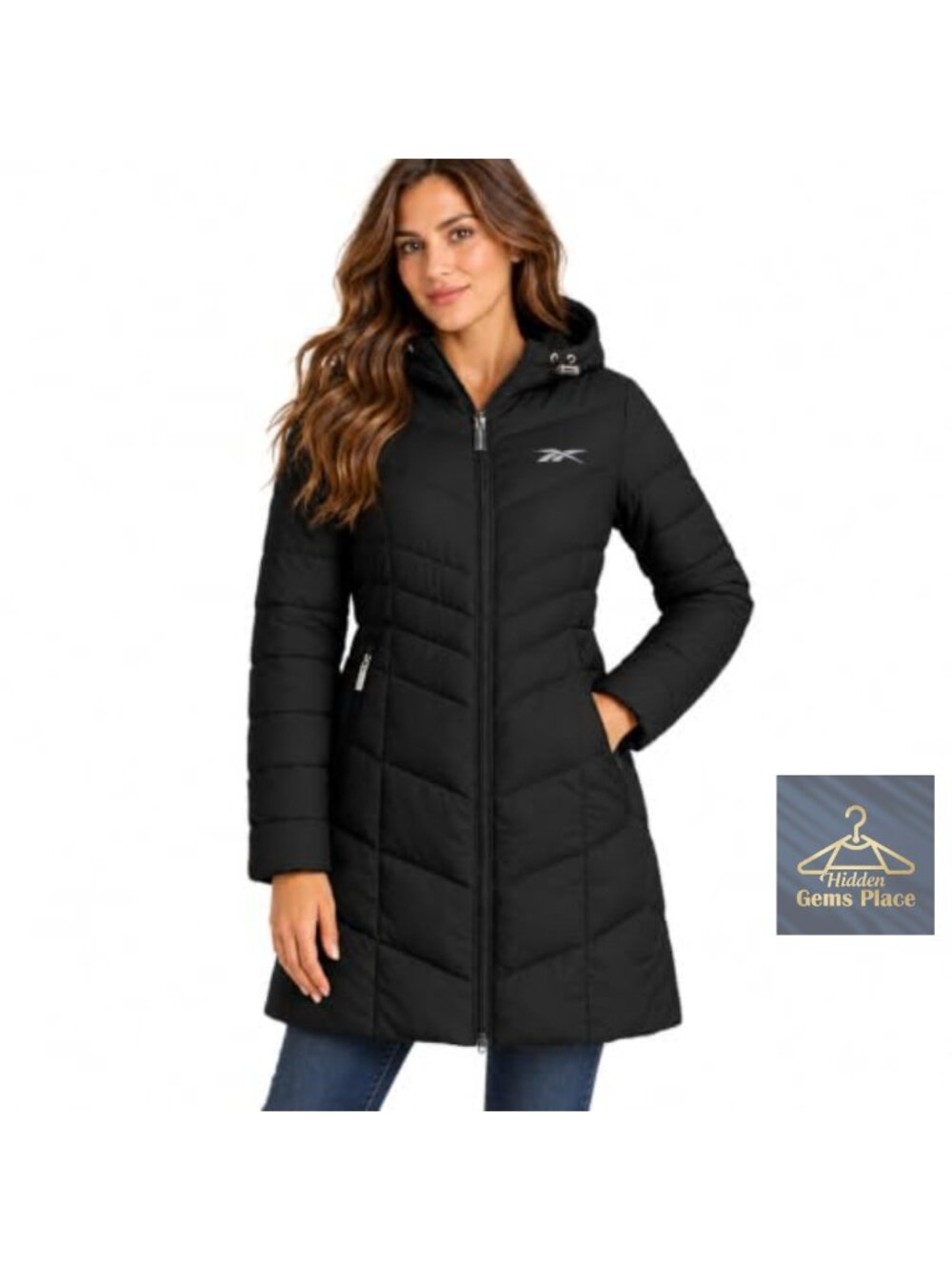 Quilted Long Puffer Parka Hooded Winter Coat Jacket